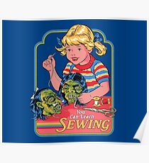 You Can Learn Sewing Poster