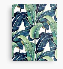 Banana Leaves Metal Print