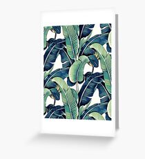 Banana Leaves Greeting Card
