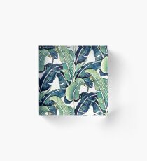 Banana Leaves Acrylic Block