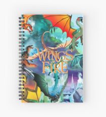 Cuaderno de espiral Alas de fuego todo dragón