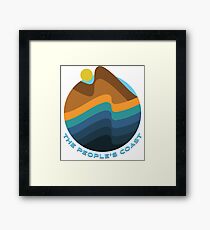 Oregon - Die Küste der Leute Gerahmtes Wandbild