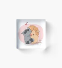 Jealous Lion Acrylic Block