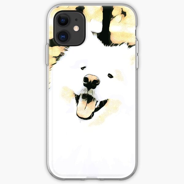 Happy Samoyed iPhone Soft Case