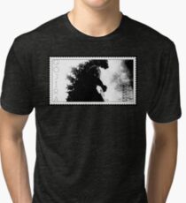 Camiseta de tejido mixto GOJIRA - GODZILLA - TOKYO ¡CUIDADO!