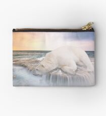 Polar Bear Sunset Coast Studio Pouch