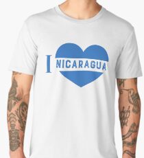 i love nicaragua Men's Premium T-Shirt