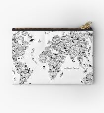 Typography World Map. Studio Pouch