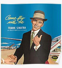 Frank Sinatra "Komm flieg mit mir" Print Poster