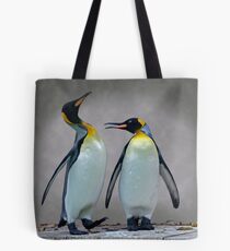 The Penguin who would be King Tote Bag