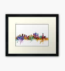 Brisbane Australia Skyline Framed Print