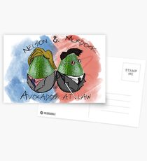 Avocados im Gesetz Postkarten