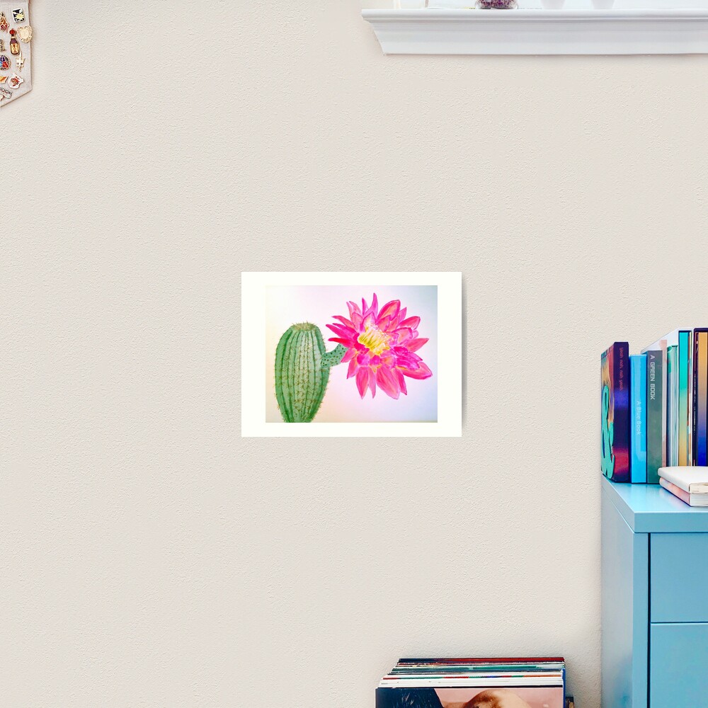 Cactus Bloom Art Print