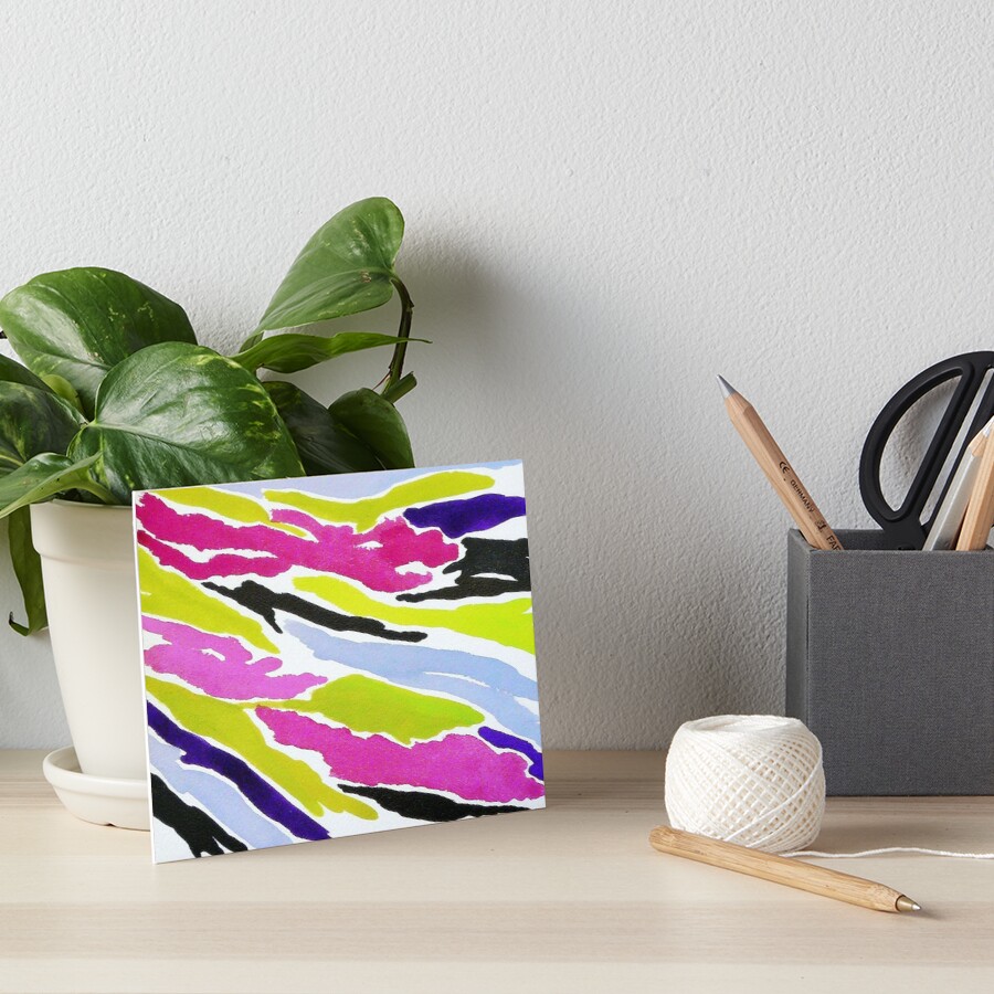 Bright Art Board Print