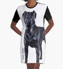Cane Corso Italian Mastiff Graphic T-Shirt Dress