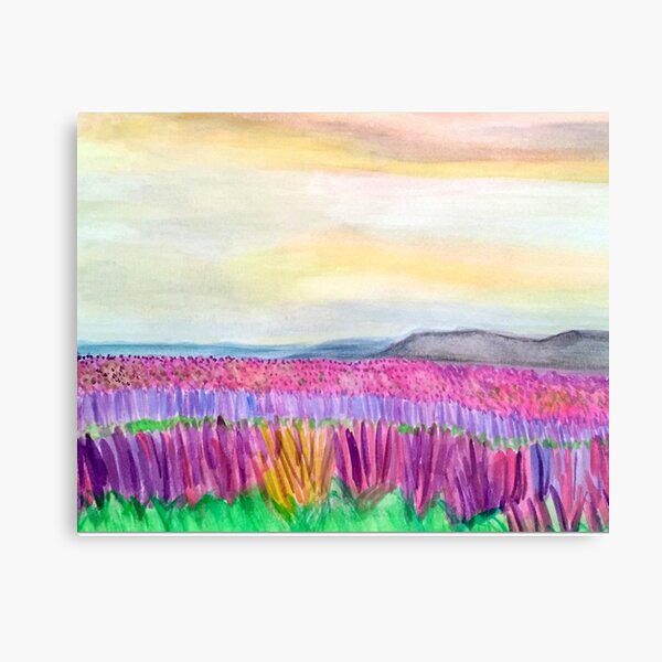 Lupines Canvas Print