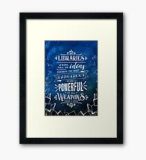 Libraries Framed Print