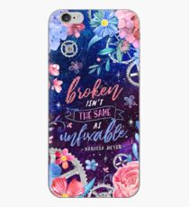 Broken isn't the same iPhone Case