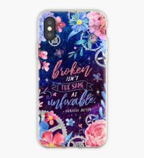 Broken isn't the same iPhone Case