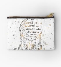 The world will be saved Zipper Pouch