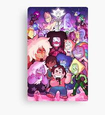 Steven Universe Family Portrait Canvas Print
