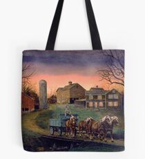 Four Horse Hitch Tote Bag