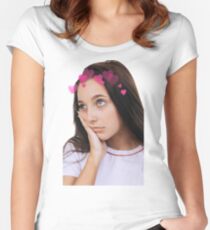 Emma chamberlain Women's Fitted Scoop T-Shirt