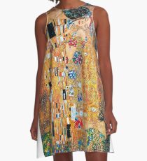 coole Kunst A-Linien Kleid