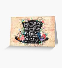 Mad Hatter Greeting Card