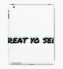 Treat yo self iPad Case/Skin