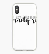 Womanly roar iPhone Case