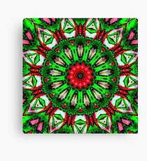 Snow Globe Kaleidoscope Canvas Print