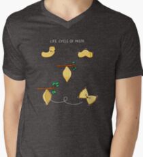 Life cycle of pasta Men's V-Neck T-Shirt