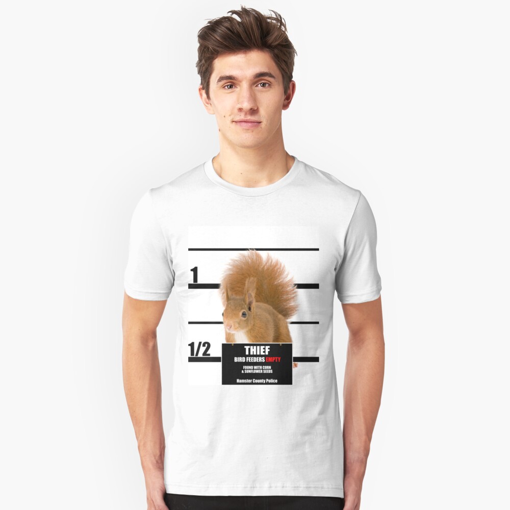 Squirrel Bird Feeder Tshirt Thief Empty Feeder Gag Gift T Shirt