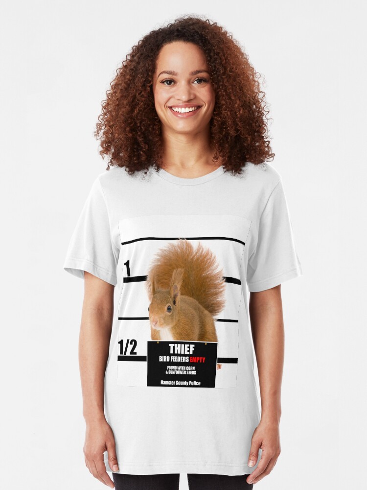 Squirrel Bird Feeder Tshirt Thief Empty Feeder Gag Gift T Shirt