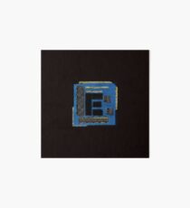 Initial E Art Board Print