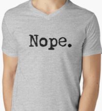Nope. Men's V-Neck T-Shirt