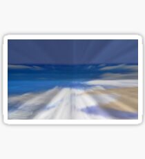 Oceanview Drama stylized Sticker