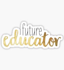 Pegatina futuro educador