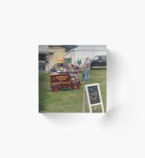 Miniture Foden Fair Lorry Acrylic Block