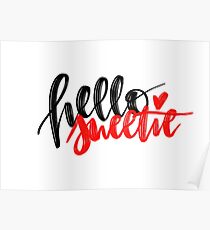 Hello Sweetie Poster