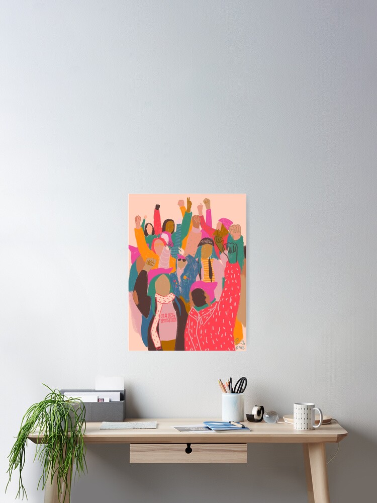 Alternate view of Women's March Poster