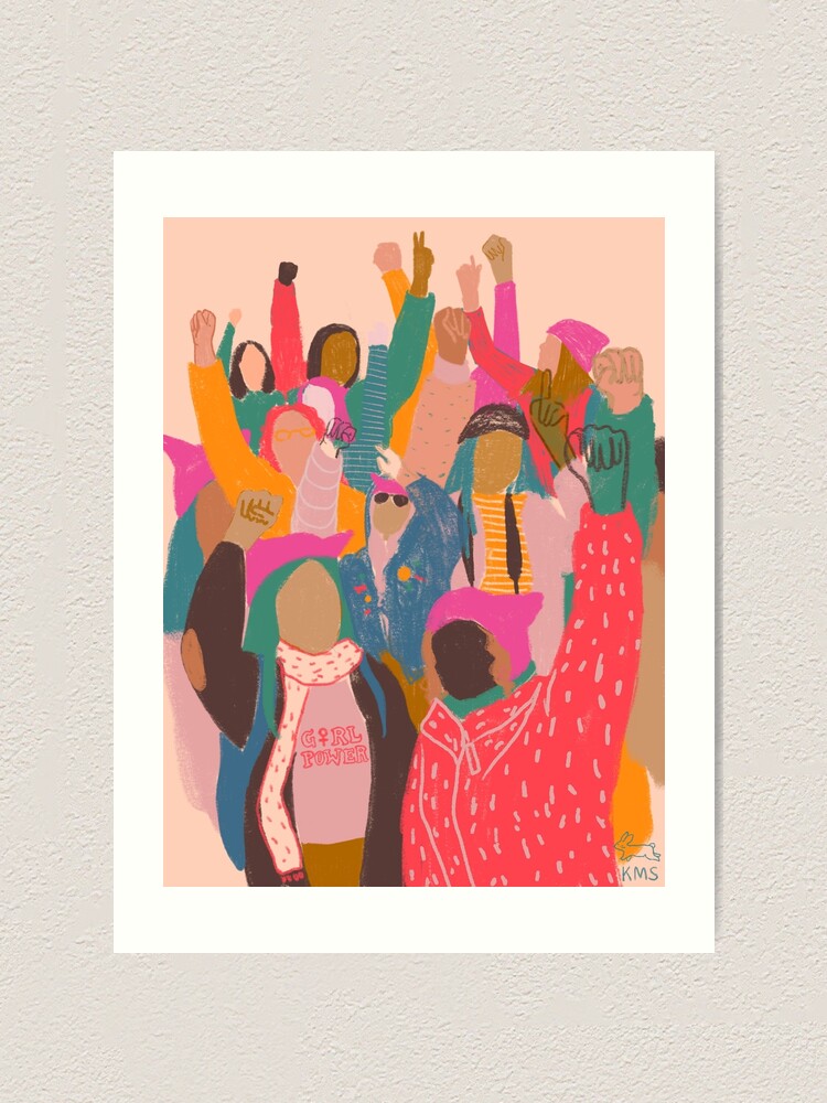 Alternate view of Women's March Art Print