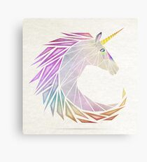 unicorn cercle Metal Print