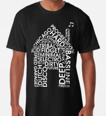 House-Musikgenres Longshirt