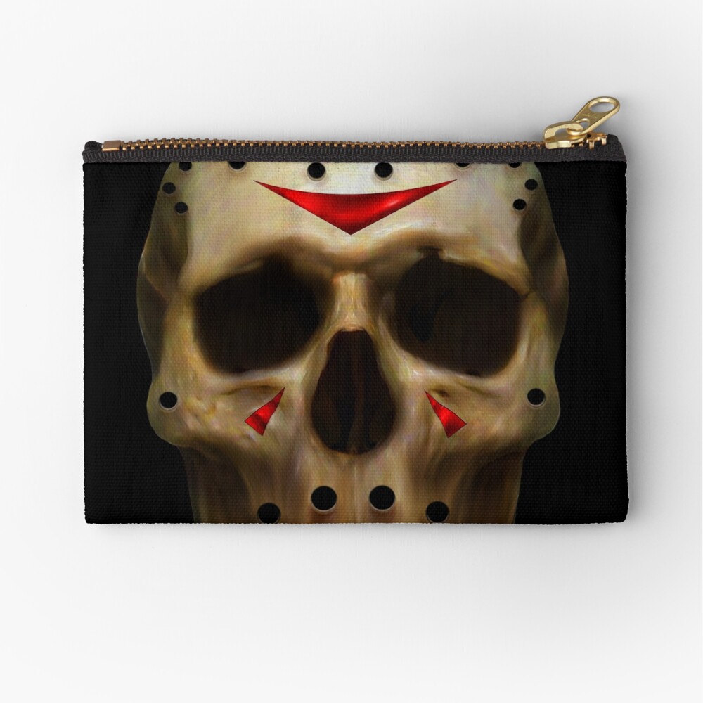 Horror Tshirts And Stickers Friday The 13th Zipper Pouch By