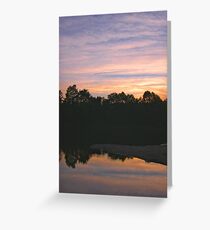 *EVENING REFLECTIONS* Greeting Card