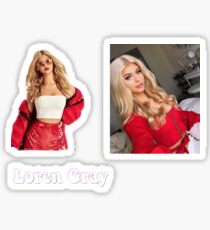 loren gray sticker set Sticker