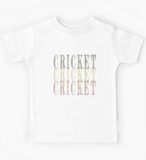 Retro Cricket design Kids Tee