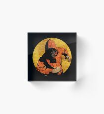 He Dodged Here And There.... Acrylic Block